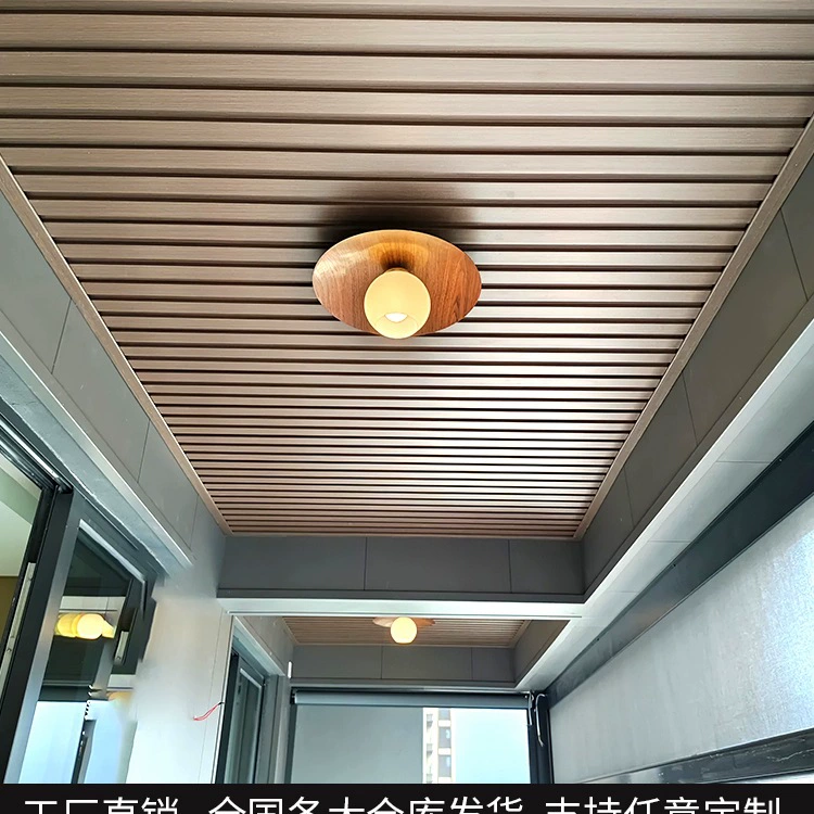 Built-in ceiling metal light panel for gazebo for bathroom, American style