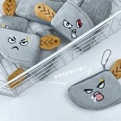 越境創意包丁のぬいぐるみ小刀のぬいぐるみのストラップは子供の硬貨の雑物の収納袋の卸売りを責めます。