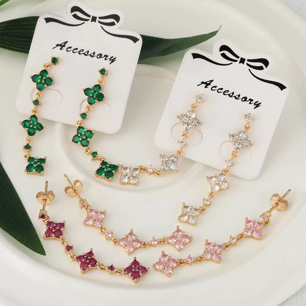 卢区 Creative earrings, European style