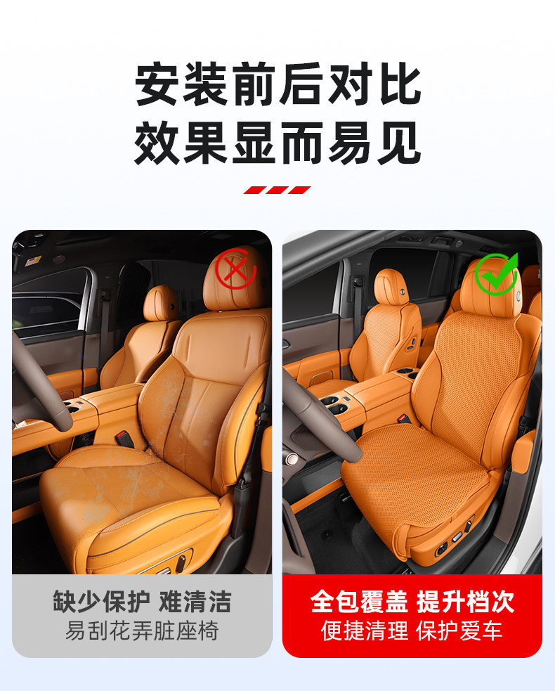 Suitable for Ideal I6I8 Seat Cushions, Car Seat Covers, Backrest Cushions, Interior Decoration Items, Interior Accessories, Modification and Upgrade