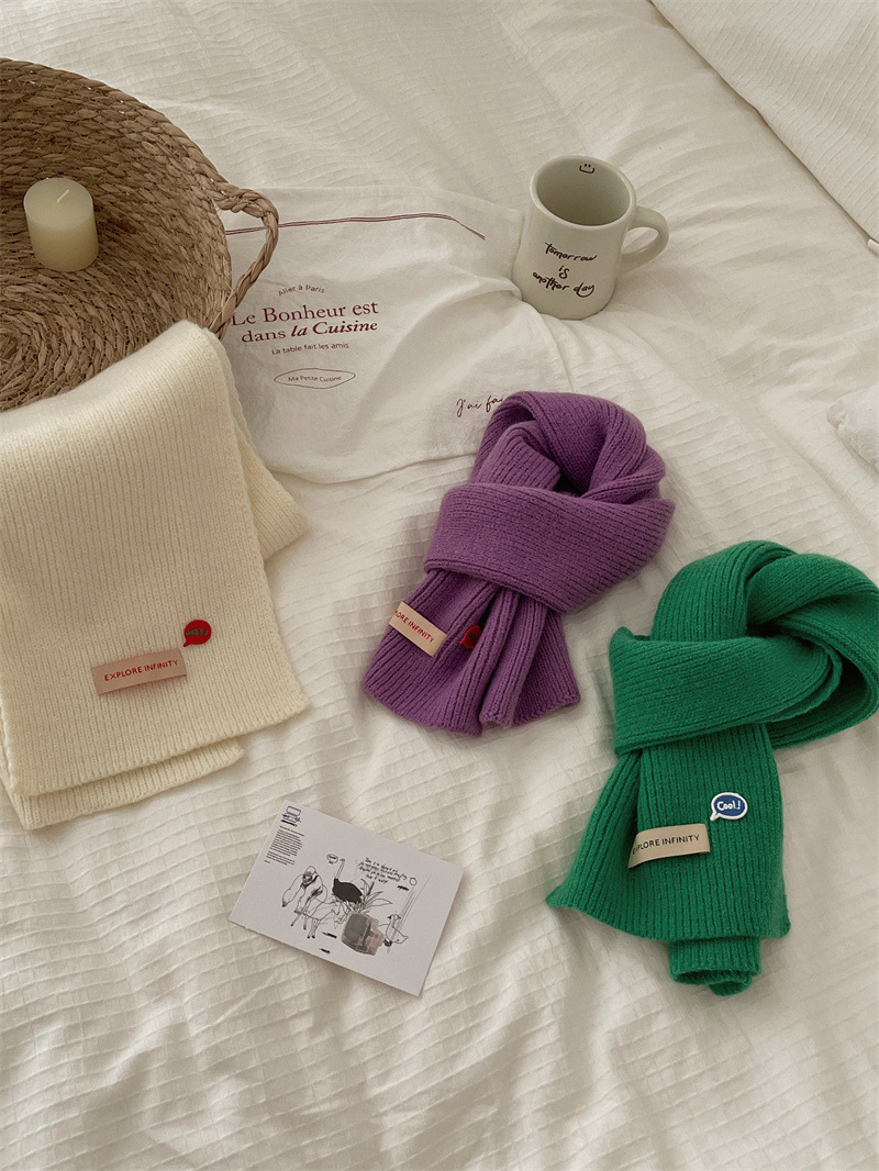Sciarpe per bambini Moda invernale Instagram bavaglini lavorati a maglia per bambini e bambine_voghion.com