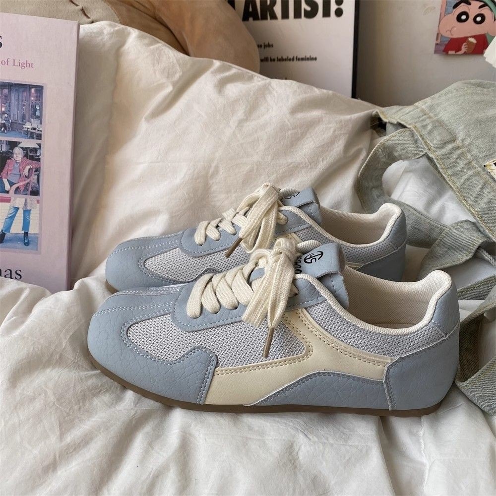 Nicho púrpura zapatos de entrenamiento para mujeres 2025 nueva primavera y otoño estudiantes de dopamina deportivo ocio placa Gump