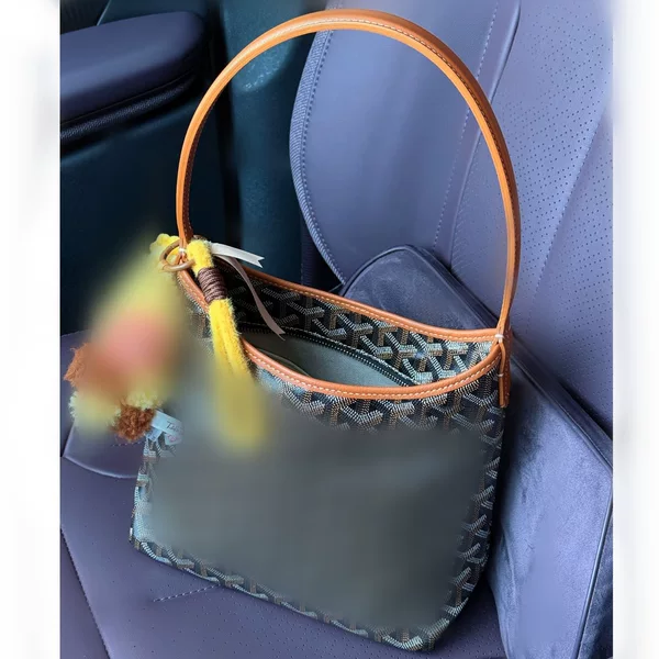 Doggo Mini Hobo Underarm Bag for Women, Versatile Large Capacity Tote Bag, Classic Pattern, Trendy Shoulder Bag This Year