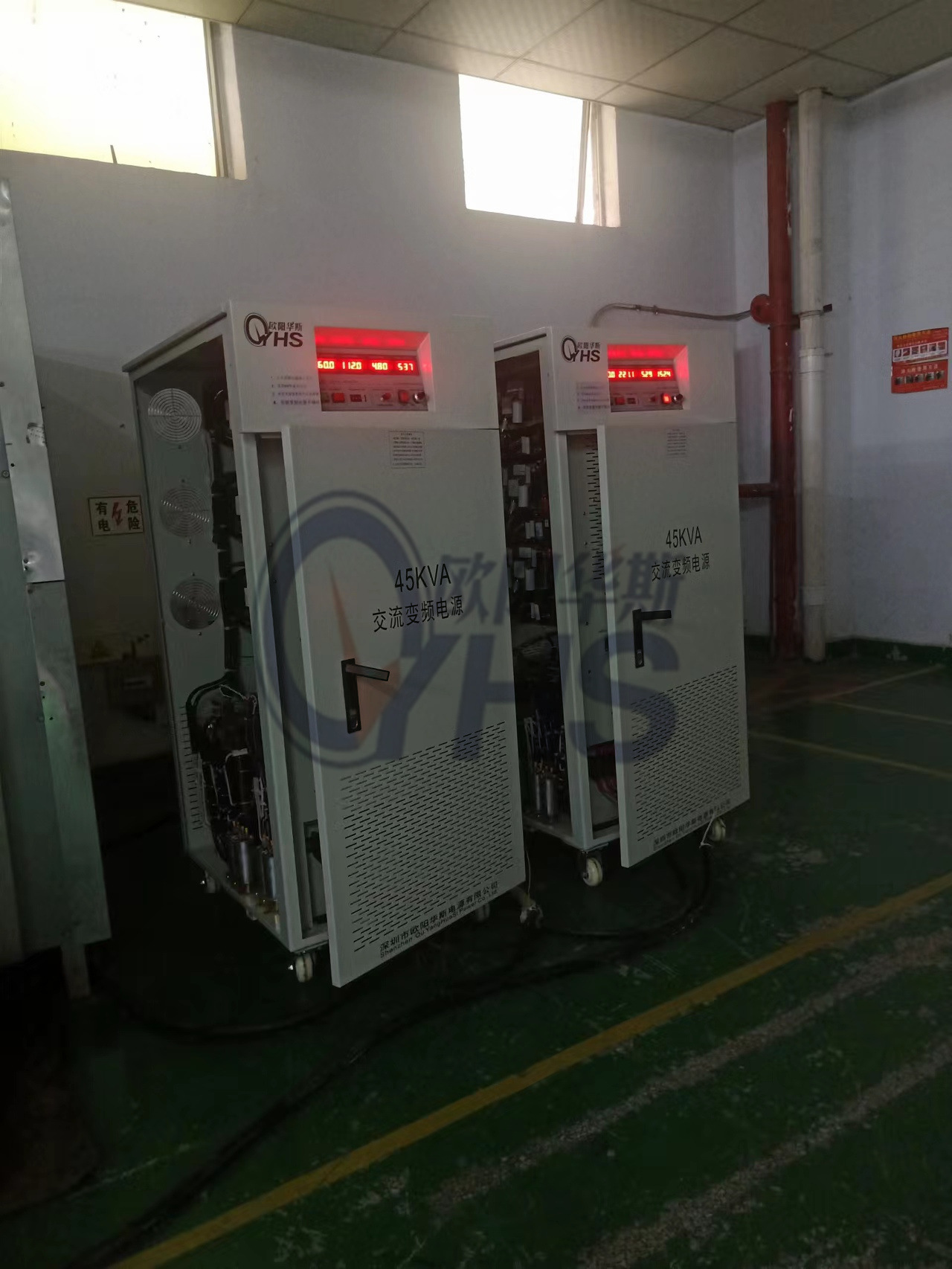 ŷ����˹����45KVA��Ƶ��Դ����������ͨ�����Գ��ڲ�Ʒʹ��
