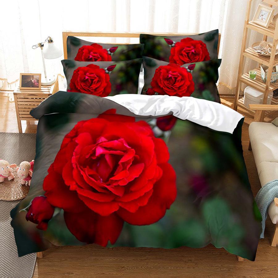 Rose Quilt Cover 19 / AU Queen 210x210cm-China