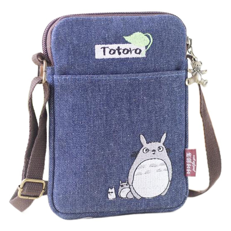 Nueva moda tela bolsa de teléfono móvil Mini pequeña bolsa de hombro bolsa de mensajero monedero femenino bolso del teléfono móvil