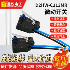 原装欧坶龙防水微动开关D2HW-C213MR密封式IP67超小型防水开关