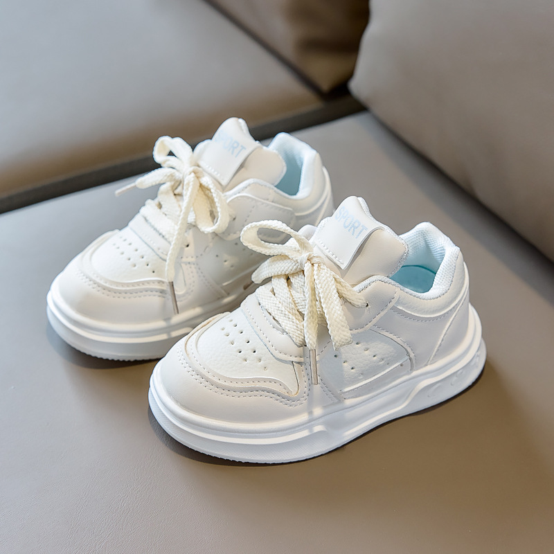 2026 primavera nuevos zapatos de skate para niños, hombres y mujeres, zapatos blancos bajos, zapatos deportivos para niños pequeños y medianos, zapatos casuales para niños