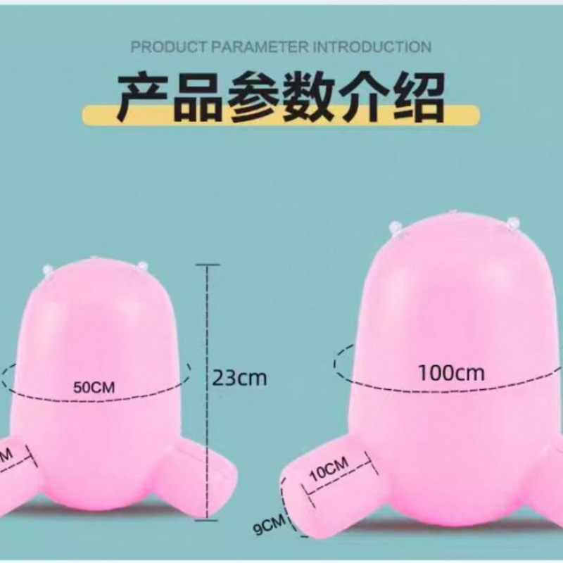 通用纸尿裤展示模型地推柔丫充气拉拉裤屁模尿不湿展示模婴儿气模