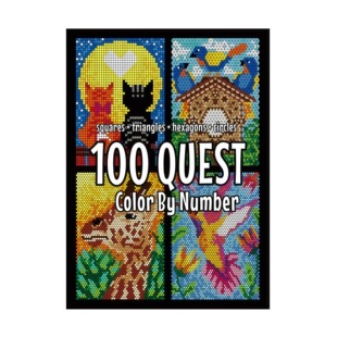 �羳��Ʒ 100 QUEST Color By Number������ɫ̽����ӕ���ɫ��