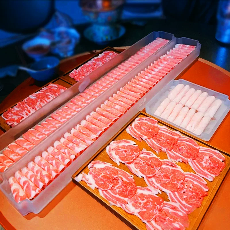 Горячий горшок ресторанная посуда мясная тарелка говядина рулет из баранины жирная говяжья тарелка творческая большая длинная тарелка один метр коммерческий Xinjiang Xiya