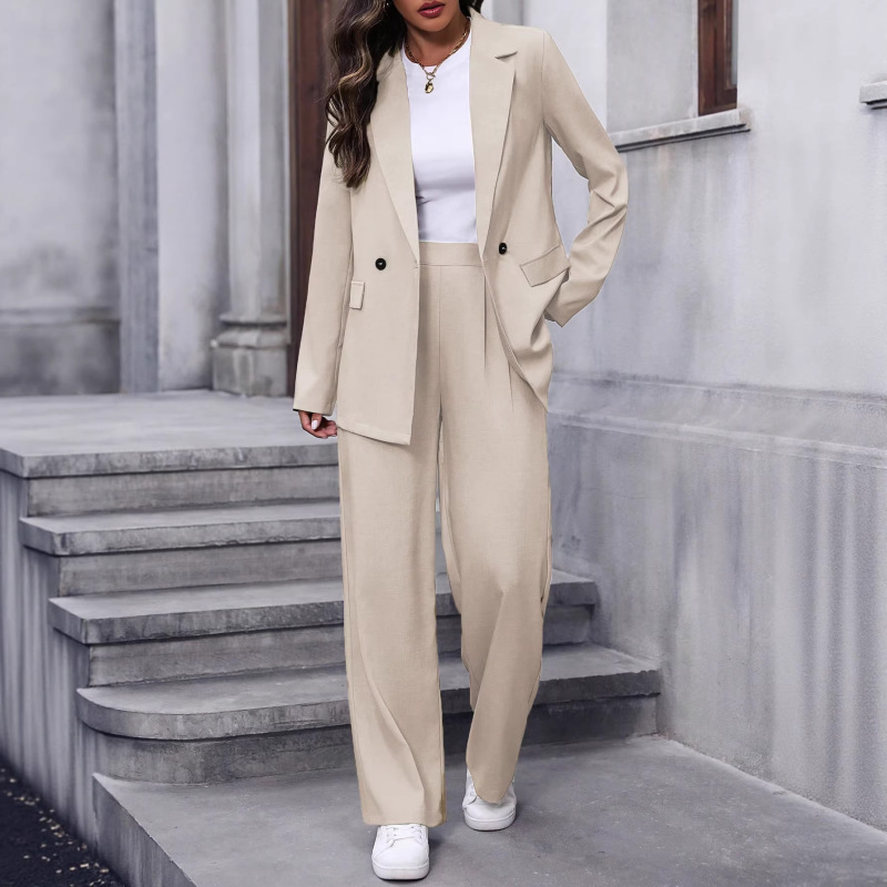 Cross-Border 2026 European and American New Style Women's Business Suits, High-End Office Wear, Versatile and Fashionable