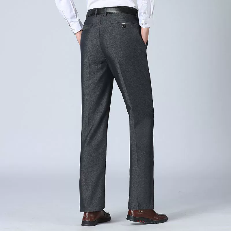 Аутентичные новые мужские повседневные брюки прямые брюки папа брюки длинные брюки тонкие брюки для пожилых людей в возрасте 40-50 лет