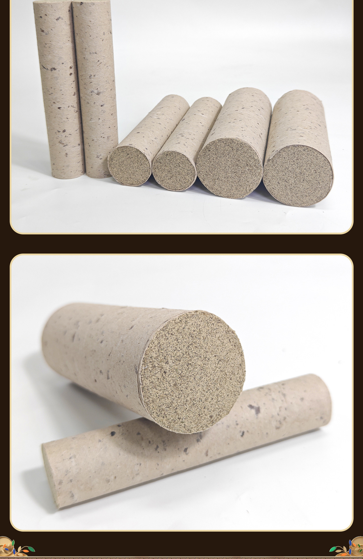 Large Moxa Stick 8cm Qiai Moxibustion Bar 3 Year Aged Mugwort for Full Body Warming preparation