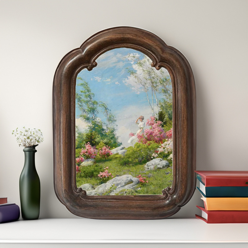 American style retro model room hallway background wall hanging frame resin photo frame combination Photo Wall American style retro model room hallway background wall hanging frame resin photo frame combination Photo Wall