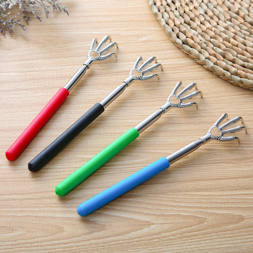 Manufacturer wholesale scratcher, no need to ask for itchy scratching tool, retractable massage scratcher, stainless steel scratching tool.