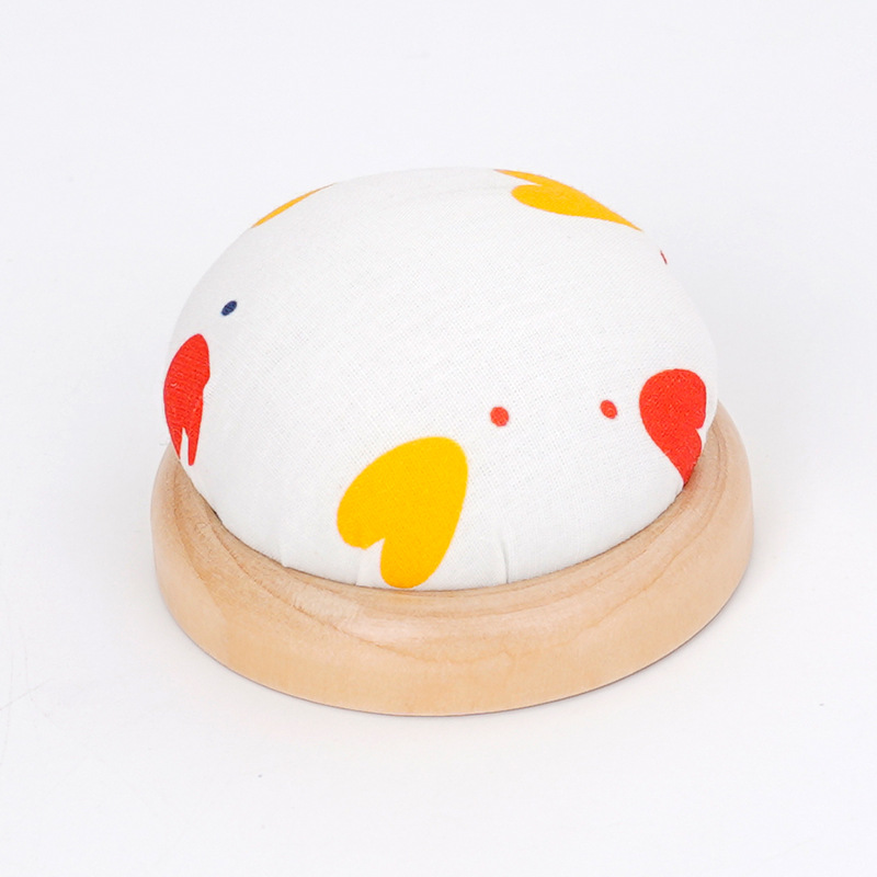 缝纫布艺手工木底针插包针扎DIY收纳针工具 针垫插针包针插批发