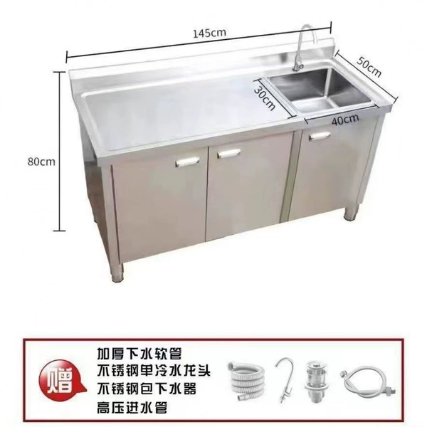 304 high standard food grade thickened model - length 145 width 50 height 80 right pool left platform