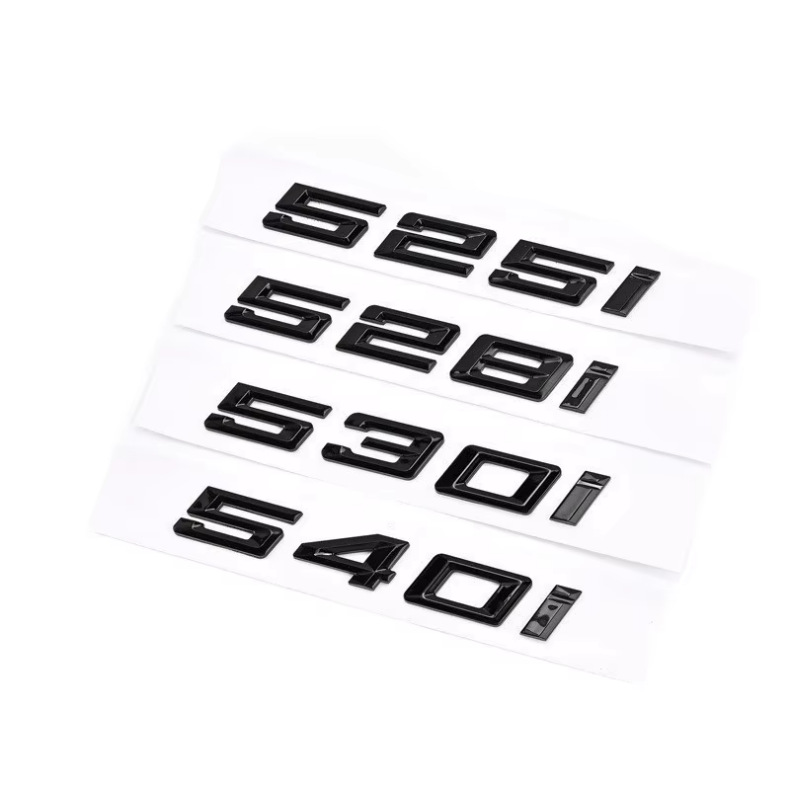 Suitable for 18-23 Bmw New Model Car Logo Stickers 520I 525I 528I 530I 535I 550I Displacement Tail Stickers