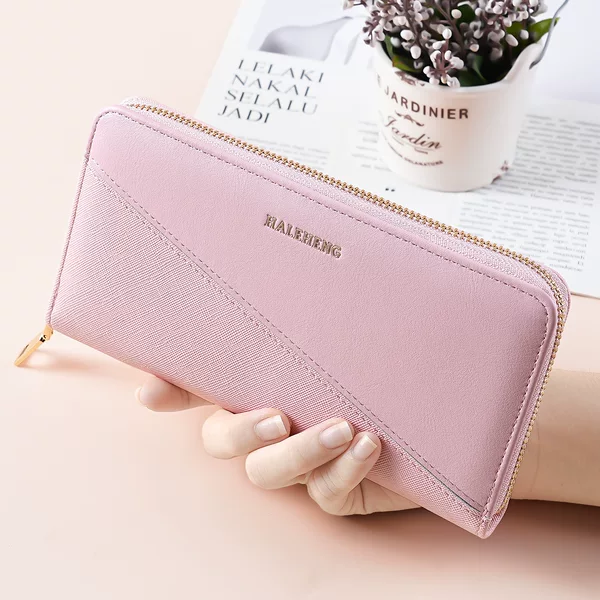 Cross-border 2026 new model women's long zipper wallet, clutch bag, large-capacity coin and phone bag, practical and versatile