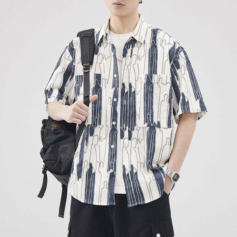 Japanese retro breathable quick dry shirt