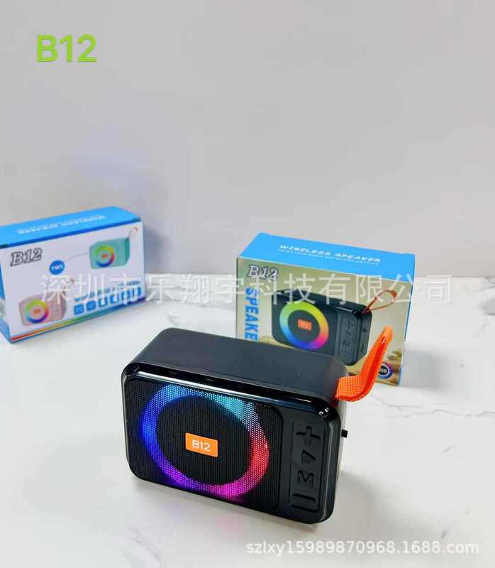 B12 新ホット販売プライベートモデルワイヤレス Bluetooth スピーカーポータブル雰囲気ライトミニ Bluetooth スピーカーギフトオーディオ|undefined
