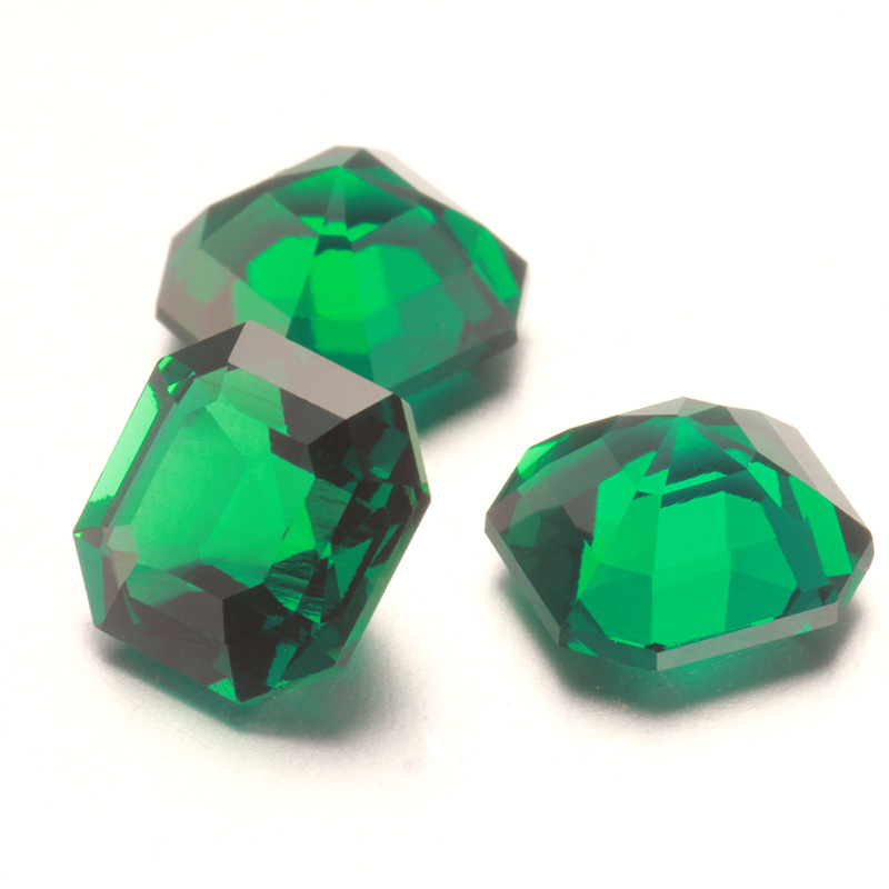 5g Weight Ornaments Home Textiles & Decor Type Lab-grown Gemstone Material Tower, Solid Color Pattern Emeralds Color 1 Piece Lab-grown Gemstone Lab Created Gemstones 2