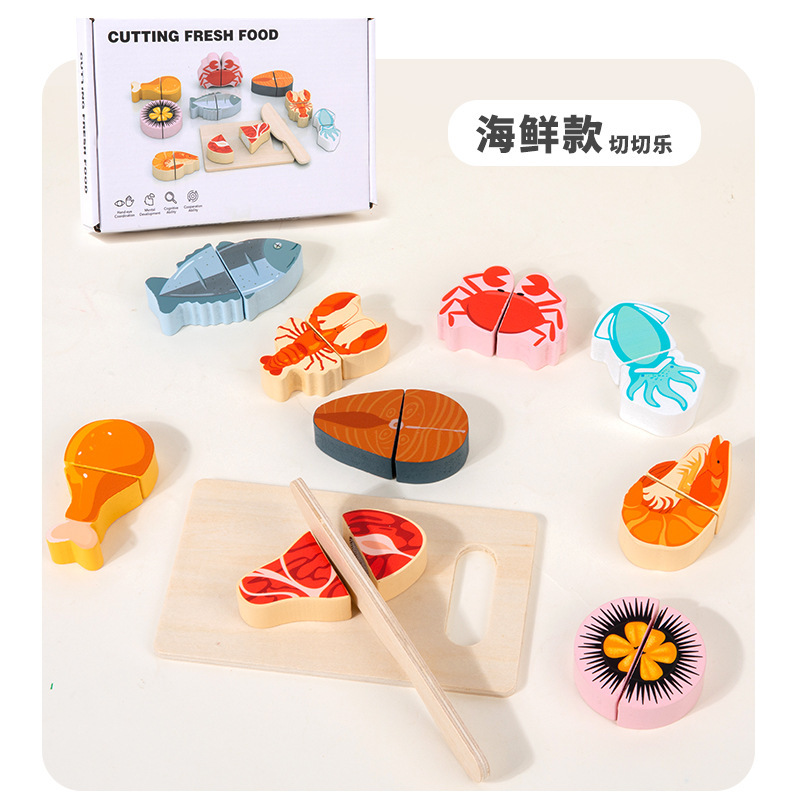子供用木製ままごとシミュレーション果物と野菜のデザートカットカット幼稚園ベビーキッチン知育玩具|undefined