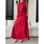 圆领无袖不规则时髦衬衫