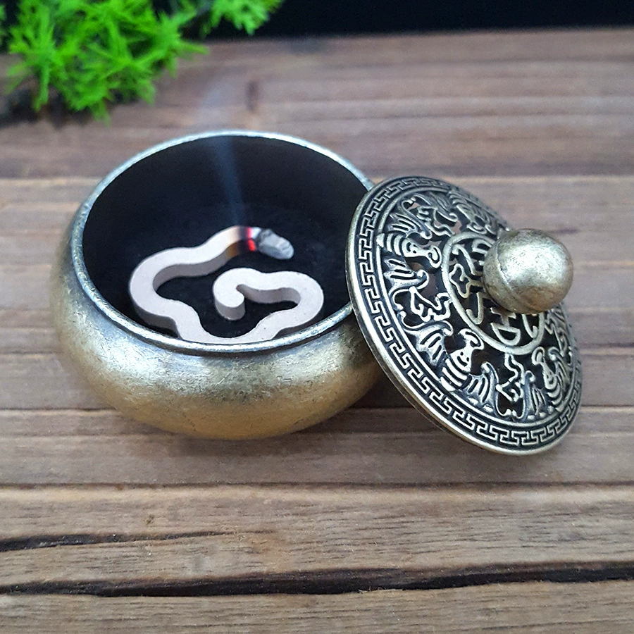 Заводская оптовая продажа творческого сплава Wufu Linmen курильница мини крытая сандаловая печь бытовая гостиная курильница украшения