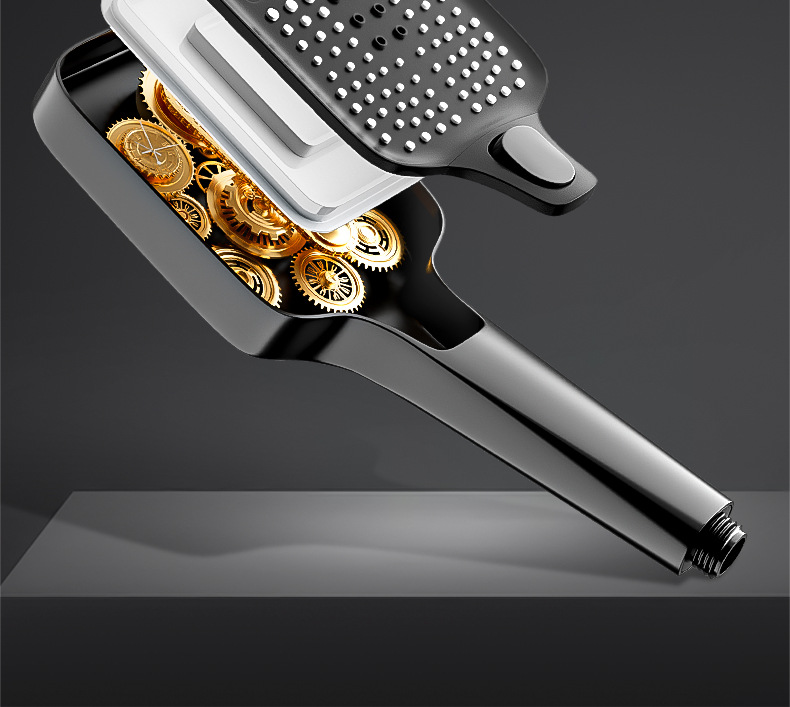 Description Picture 6 of itemNew 3 Mode Shower Head Rainfall Shower Large Flow Shower Head High Pressure Water Saving Shower Mixer Set Bathroom Accessories