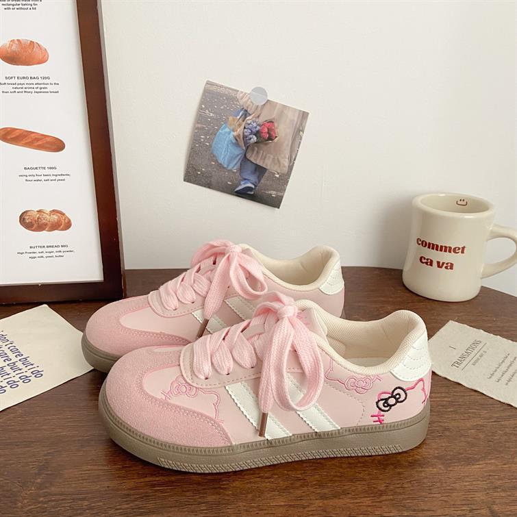 Niche Moral Training Shoes for Women 2025 New Spring Student Sneakers Versatile Chic Shoes Casual Sports White Shoes