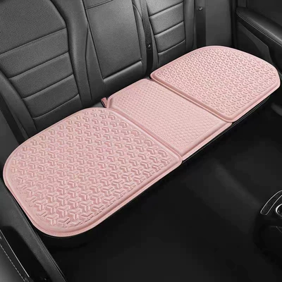 Summer Car Seat Cushion Universal Cool pad - sakura-pink-rear-three-seats