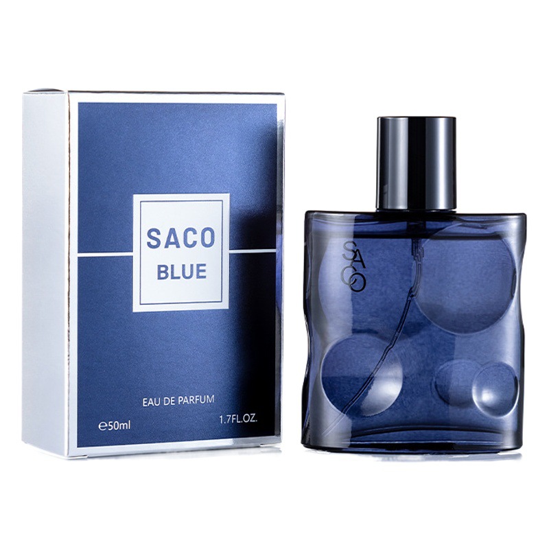 SACO fragancia con Vida Azul perfume de los hombres fragancia fresca y duradera Gu Long Fragancia ligera 50ml fábrica al por mayor image 1