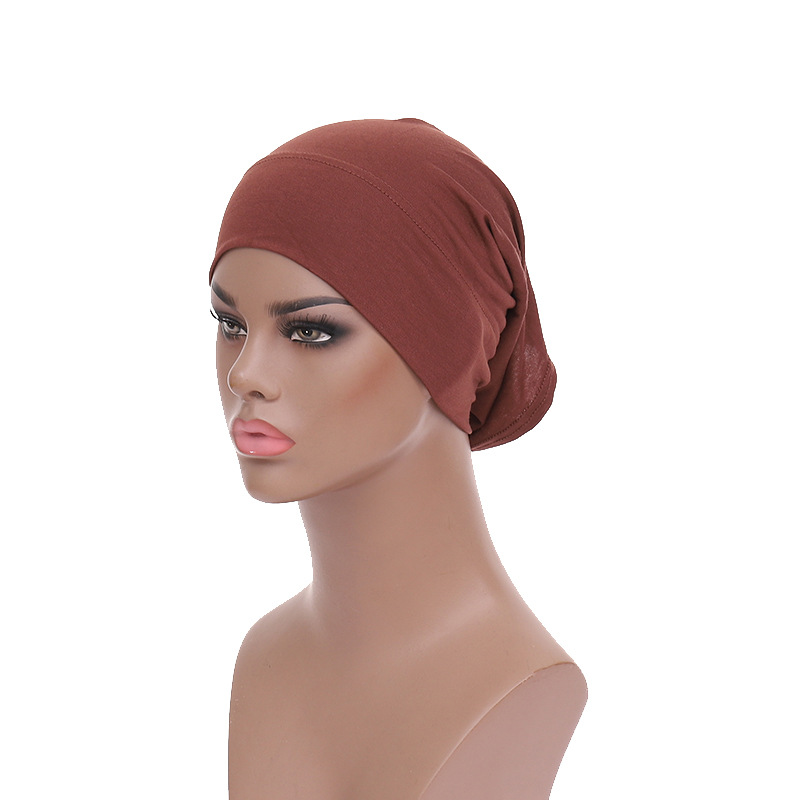 Muslimischer Hut, mehrfarbig, elastische Kappe aus merzerisierter Baumwolle_voghion.com