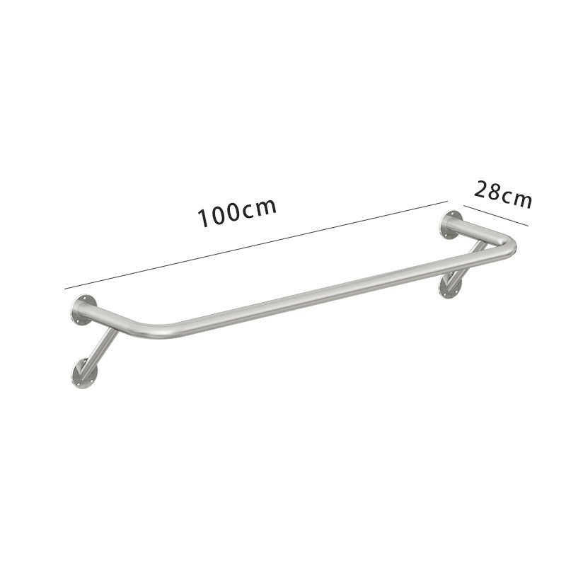 스테인레스 스틸 V자형 벽걸이 길이 100cm