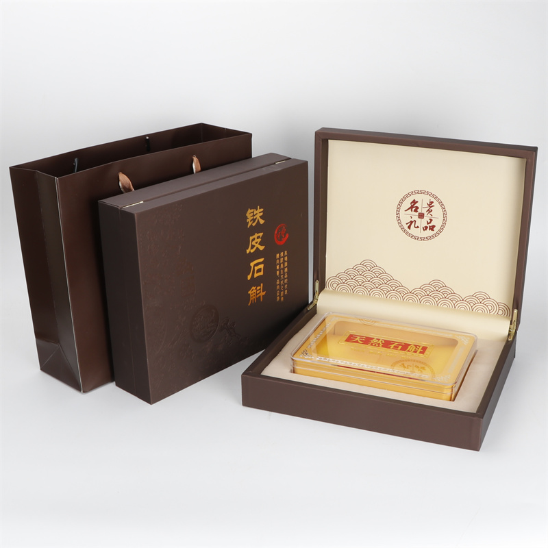 Caja de dendrobium, 250g, 500g, caja de dendrobium, caja vacía, caja de regalo de arce, caja de cuero al por mayor.