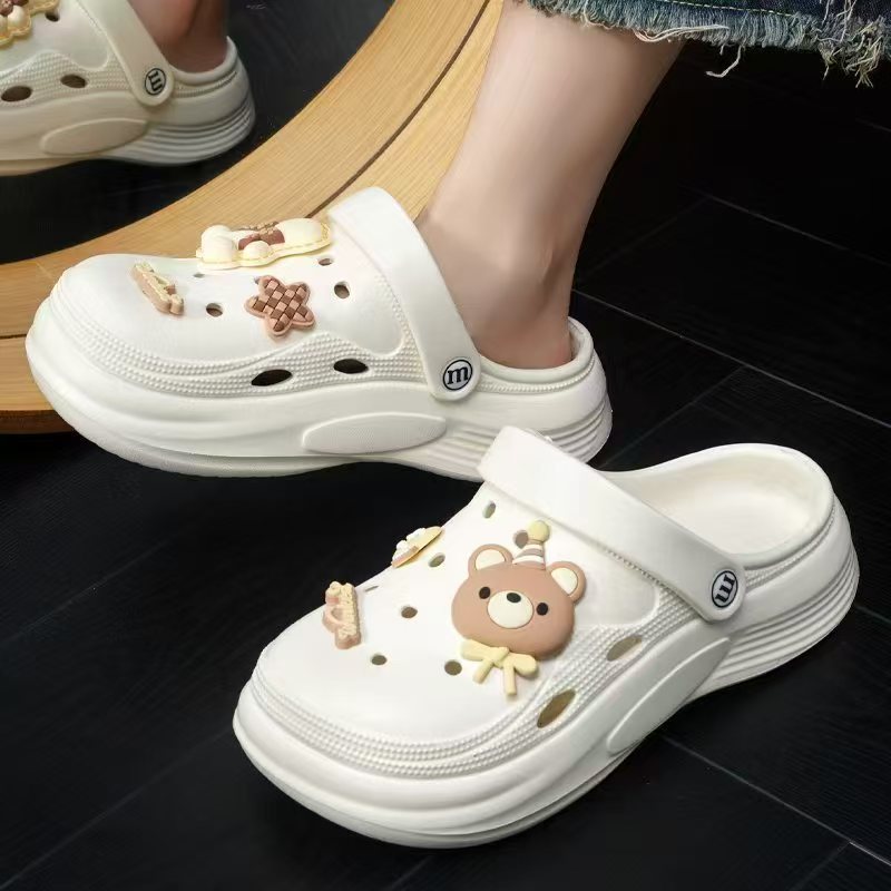 Pantuflas de Plataforma con Agujeros de EVA Antideslizantes para Verano