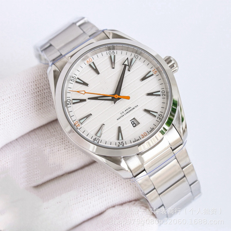 Cross-Border Watch Seamaster 150Vs Seamaster 300 Series Men's Fully Automatic Mechanical Business Luminous Waterproof Calendar Wholesale