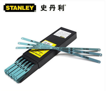 史丹利高速钢锯条12寸18齿24齿32齿木工金属切割正品STANLEY工具