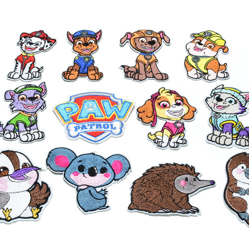 Junle Paw Paw Team popular embroidered patch patch embroidered patch patch embroidered trademark badge armband chest patch patch