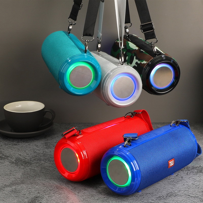 TG537 altavoces Bluetooth inalámbricos batería tela portátil cinturón creativo sonido al aire libre subwoofer pesado