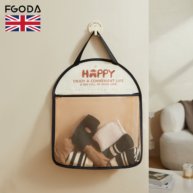 Bolsa de almacenamiento de ropa doméstica bolsa de red de almacenamiento de artículos diversos calcetines de ropa interior de almacenamiento bolsa colgante de armario bolsa de almacenamiento colgante