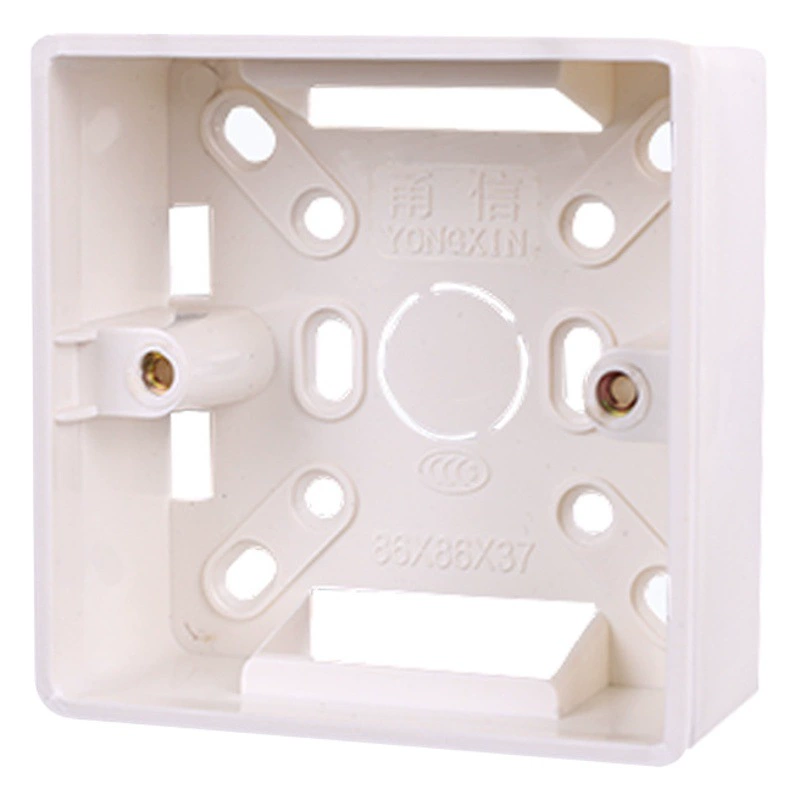 Открытая коробка из ПВХ 86 Тип универсальная распределительная коробка розетка переключателя специальная утолщенная Открытая нижняя коробка пластиковая огнестойкая ткань проволочная коробка