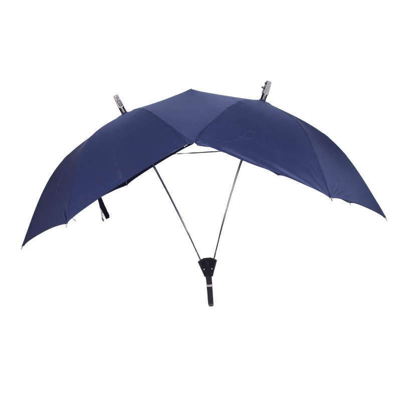 Paraguas automático doble, diseño patentado, apertura rápida, venta al por mayor transfronteriza