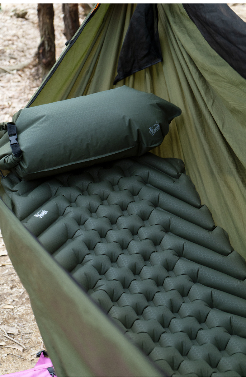 Opblaasbare campingmat voor één persoon waterdichte luchtmat_voghion.com