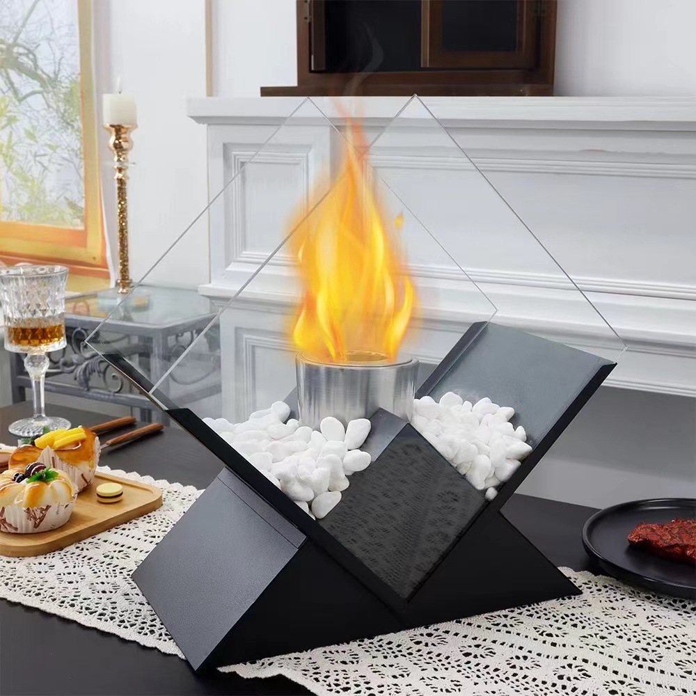 Mini Stove Indoor Bio Fireplace Ethanol Fireplace Tabletop Fire View Fireplace Home Decor