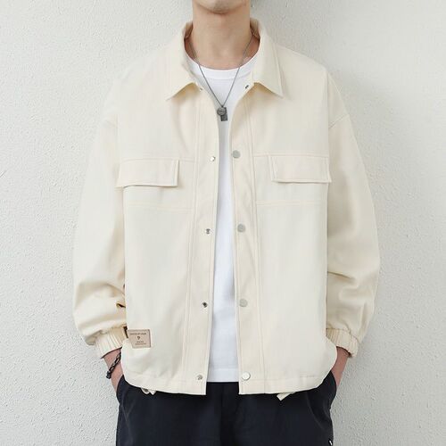 Men's Spring and Autumn Season American Workwear Jacket Vintage Trend Brand Loose Casual Top