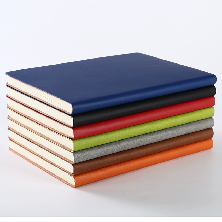 Записная книжка из мягкой кожи A5 для внешней торговли, простой офисный блокнот для учебы, дневник, блокнот