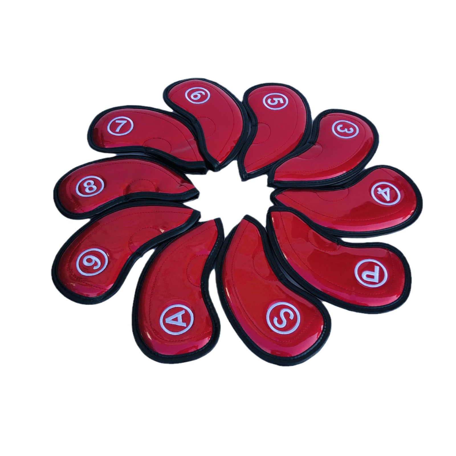 Venta caliente de la tela de cristal de golf cubierta de varilla de hierro cubierta de golf cubierta de la tapa de la fuente de fábrica al por mayor